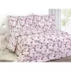 Krepové povlečení - kolibříci a květy 240x200+2ks 70x90