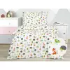 Dětské krepové povlečení - zvířátka v lese 140x200+70x90