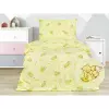Dětské krepové povlečení - medvídci na světle zelené 140x200+70x90