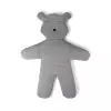Hrací deka medvěd Teddy Jersey Grey 150cm