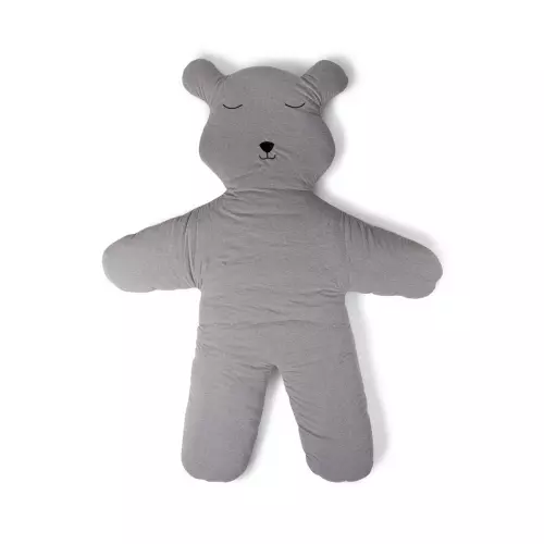 Hrací deka medvěd Teddy Jersey Grey 150cm