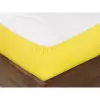 Bavlněné napínací prostěradlo - žluté 90x200