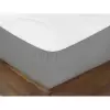 Bavlněné napínací prostěradlo - šedé 90x200