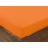 Bavlněné napínací prostěradlo - oranžové 90x200
