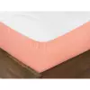 Bavlněné napínací prostěradlo - lososové 90x200