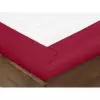 Bavlněné prostěradlo - vínově červené - plachta 140x240