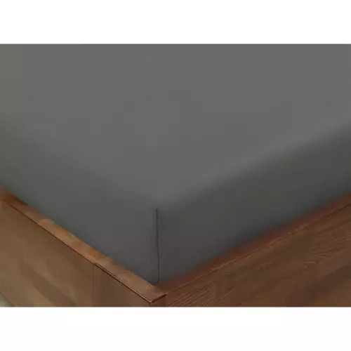 Bavlněné prostěradlo - tmavě šedé - plachta 140x240