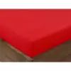 Bavlněné prostěradlo – sytě červené – plachta 140x240