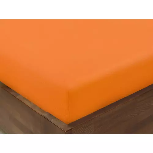 Bavlněné prostěradlo - oranžové - plachta 140x240