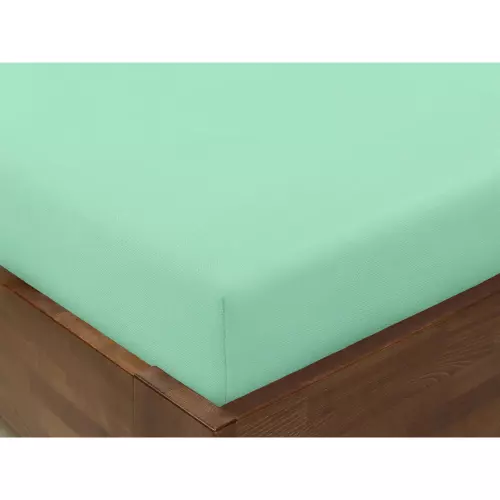 Bavlněné prostěradlo - mintové - plachta 140x240