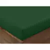 Bavlněné prostěradlo - lahvově zelené - plachta 140x240