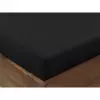 Bavlněné prostěradlo - černé - plachta 140x240