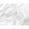 Dětské nepropustné Jersey napínací prostěradlo - bílé - do postýlky 60x120