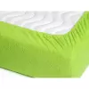 Dětské nepropustné froté napínací prostěradlo - zelené - do postýlky 60x120