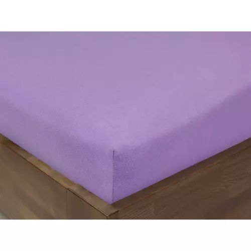 Dětské jersey napínací prostěradlo - Světle fialové - do postýlky 60x120