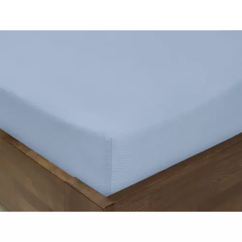 Dětské jersey napínací prostěradlo - Nebesky modré - do postýlky 60x120