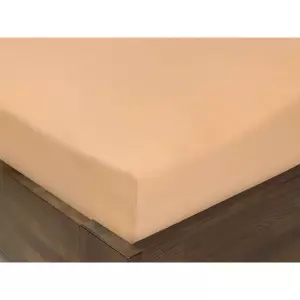 Dětské jersey napínací prostěradlo - Lososové - do postýlky 60x120