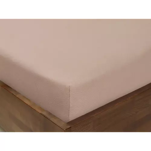 Dětské jersey napínací prostěradlo - Hnědošedé - do postýlky 60x120