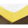 Dětské froté napínací prostěradlo - světle žluté - do postýlky 70x140