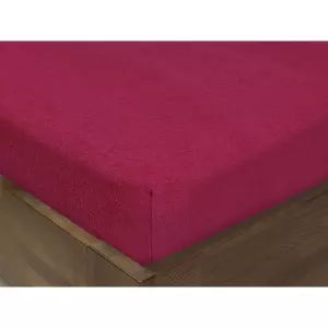 Dětské froté napínací prostěradlo - fuchsie - 60x120
