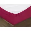 Froté prostěradlo s napínací gumou - fuchsie 200x200