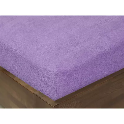 Froté prostěradlo Exclusive na vysoké matrace - světle fialové 90x200