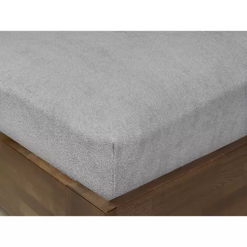 Froté prostěradlo Exclusive na vysoké matrace - šedé 180x200