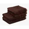 Bambusový ručník / osuška - tmavě hnědá 30x50