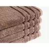 Bambusový ručník / osuška - tmavě béžová 30x50