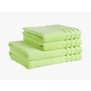 Bambusový ručník / osuška - světle zelená 30x50