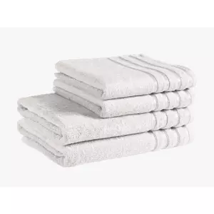 Bambusový ručník / osuška - světle šedá 50x100