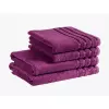 Bambusový ručník / osuška - purpurová 30x50