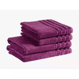 Bambusový ručník / osuška - purpurová 30x50