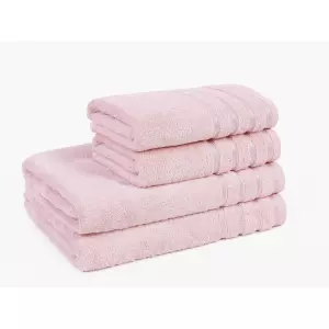 Bambusový ručník / osuška - pudrová 30x50