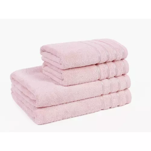 Bambusový ručník / osuška - pudrová 30x50