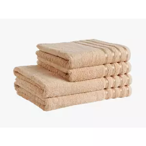 Bambusový ručník / osuška - béžová 30x50