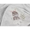 Dětská osuška LILI s kapucí – zebra – šedá – 100x100