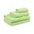 Froté ručník / osuška - sv. zelená - s dvojitým pruhem 30x50
