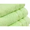 Froté ručník / osuška - sv. zelená - s dvojitým pruhem 30x50