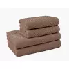 Froté ručník / osuška - hnědá - Milla 50x100