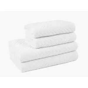 Froté ručník / osuška - bílá - Milla 50x100