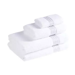 Froté ručník / osuška - bílá - Maya 50x100