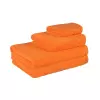Froté ručník - Oranžový - s dvojitým pruhem 30x50