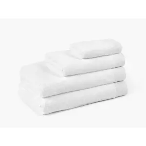 Modalový ručník / osuška - bílá 50x100