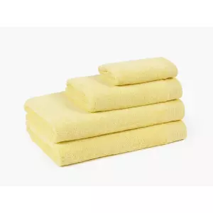 Modalový ručník / osuška - žlutá 70x140