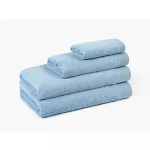 Modalový ručník / osuška - světle modrá 50x100