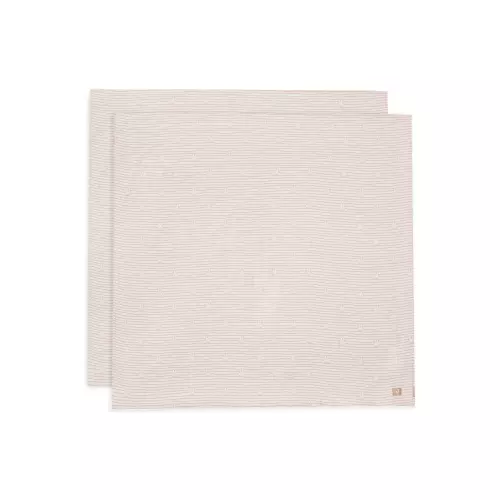 Pleny zavinovací 2ks 115x115 cm Miffy Stripe Biscuit