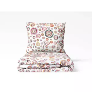 Flanelové povlečení - barevná kola 140x220+70x90