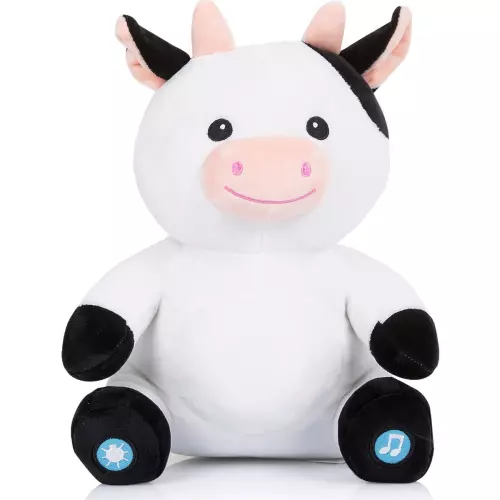 CHIPOLINO Plyšová Kravička se světýlky a hudbou