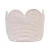 Koš na hračky Květina Off White 30x20x15